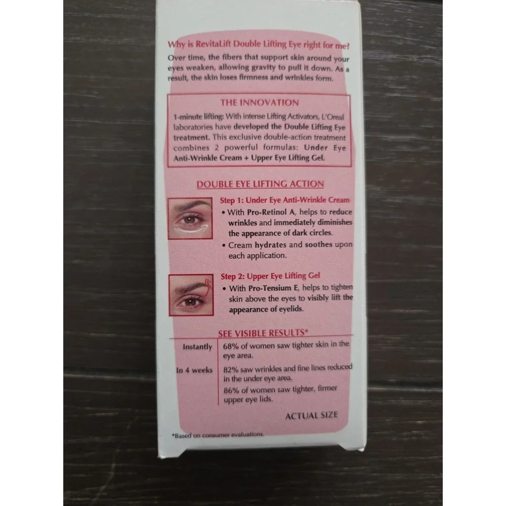 L'Oreal Paris Revitalift Double Lifting Eye Treatment 0.5 Oz